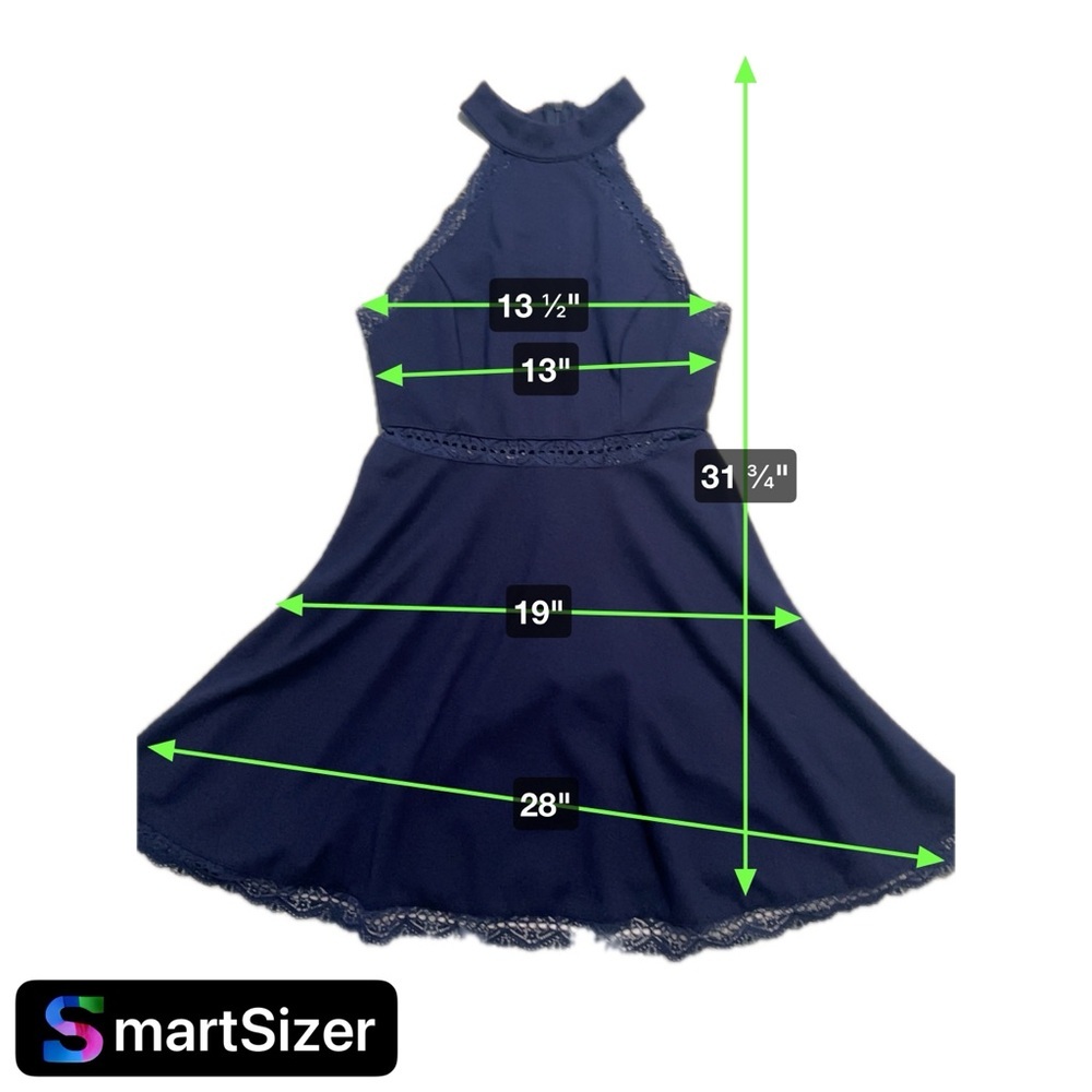 LuLu’s Reach Out My Hand Navy Skater Dress - Picture 6 of 7